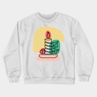 Abstract Candle Crewneck Sweatshirt